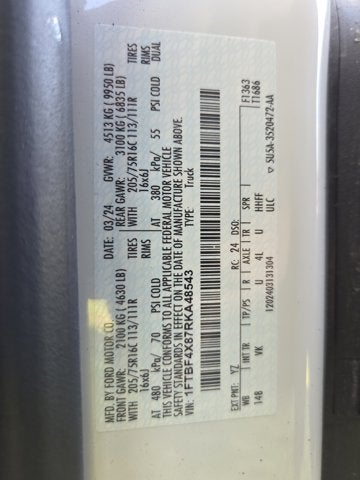 2024 Ford Transit Cargo Van 148" Hi Roof
