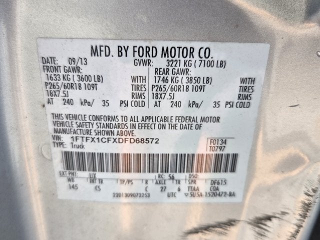 2013 Ford F-150 STX