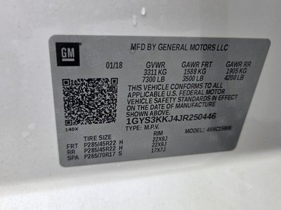 2018 Cadillac Escalade ESV Platinum