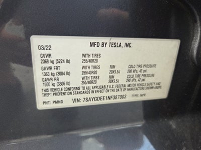 2022 Tesla Model Y Long Range