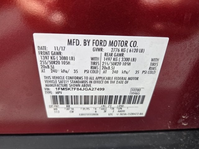 2018 Ford Explorer Limited
