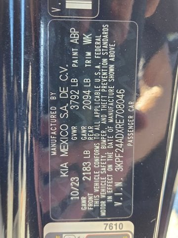 2024 Kia Forte LXS