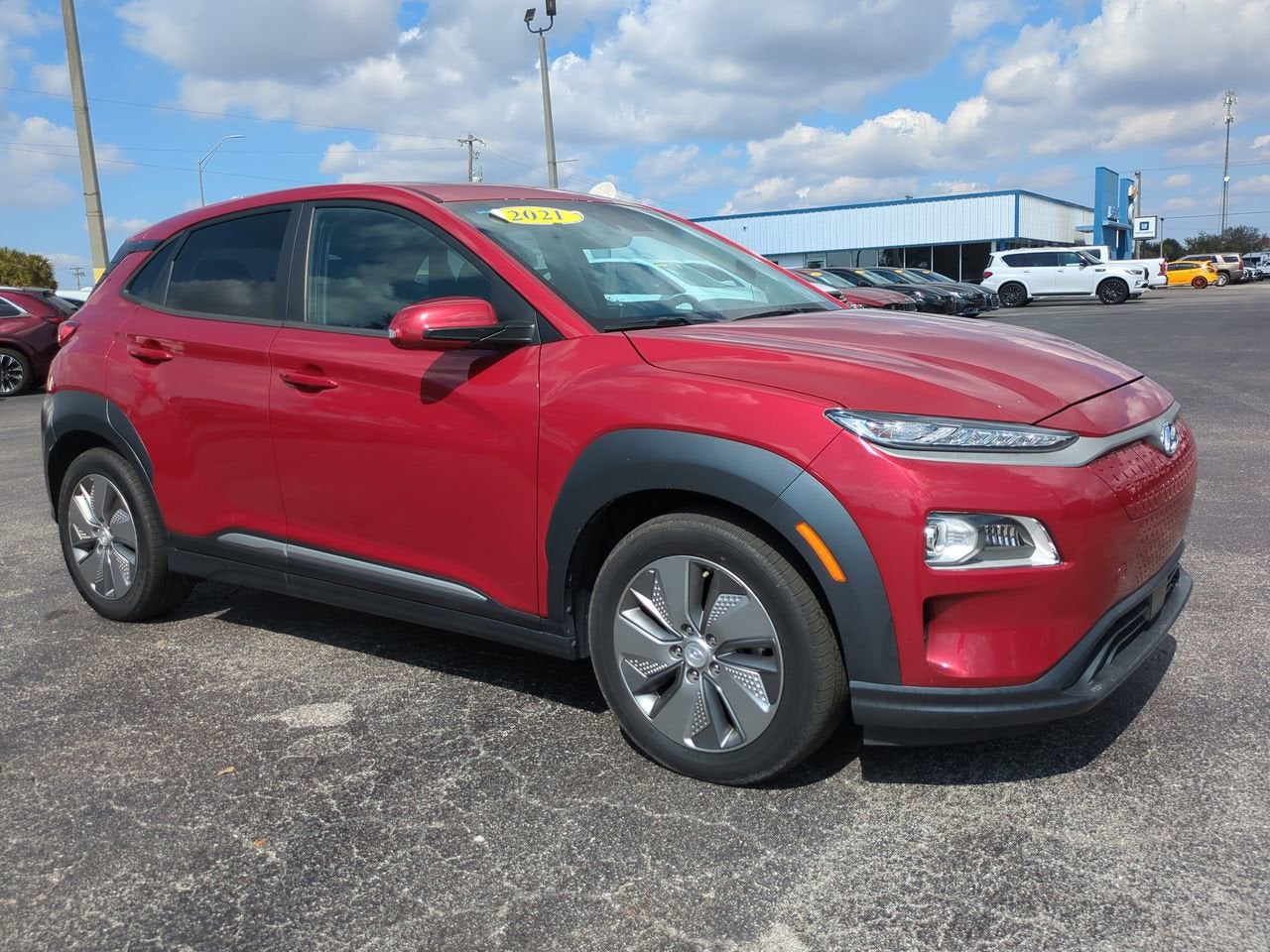 Used 2021 Hyundai Kona EV Ultimate with VIN KM8K53AG7MU106995 for sale in Arcadia, FL