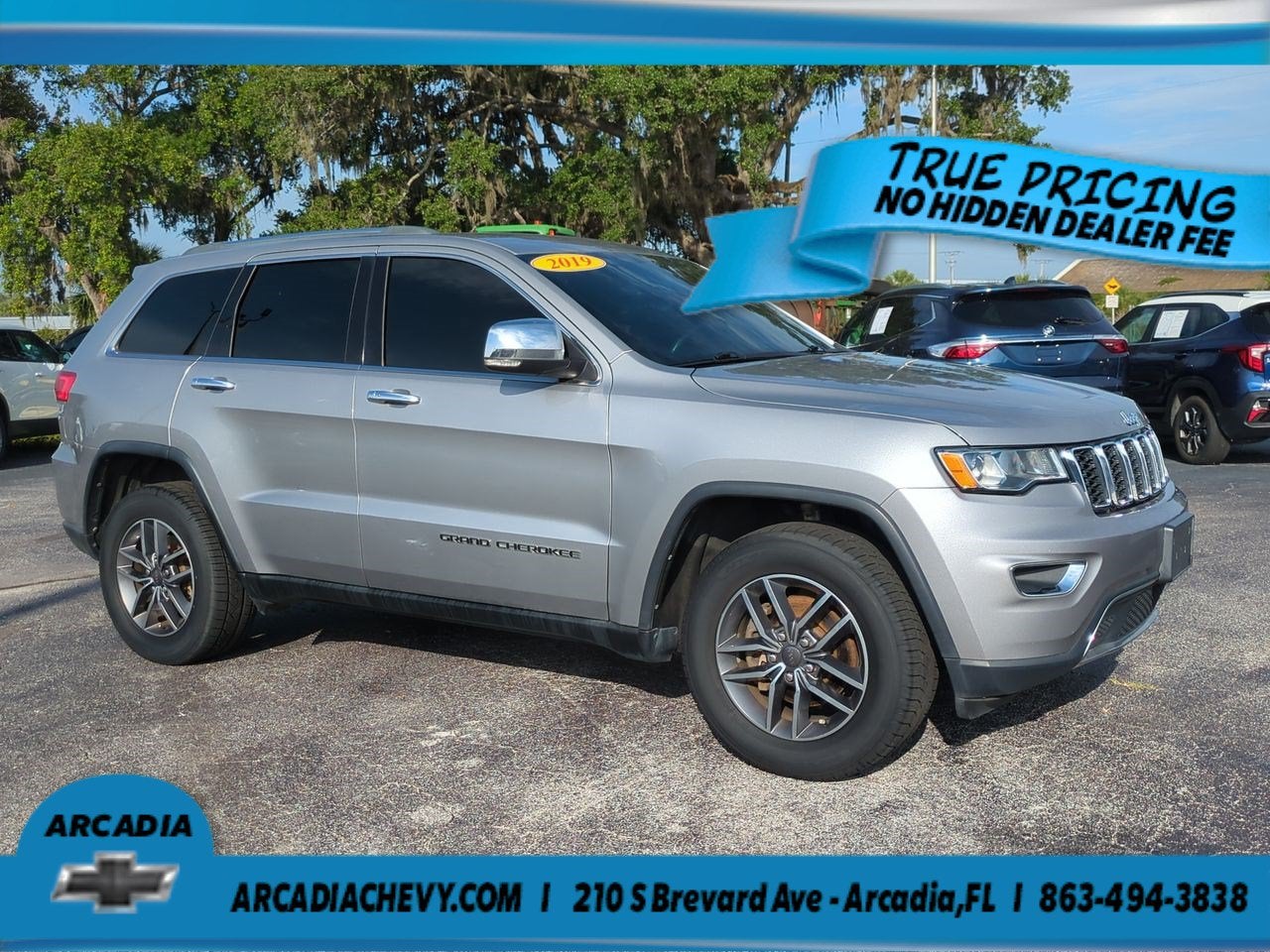 Used 2019 Jeep Grand Cherokee Limited with VIN 1C4RJFBG6KC724388 for sale in Arcadia, FL
