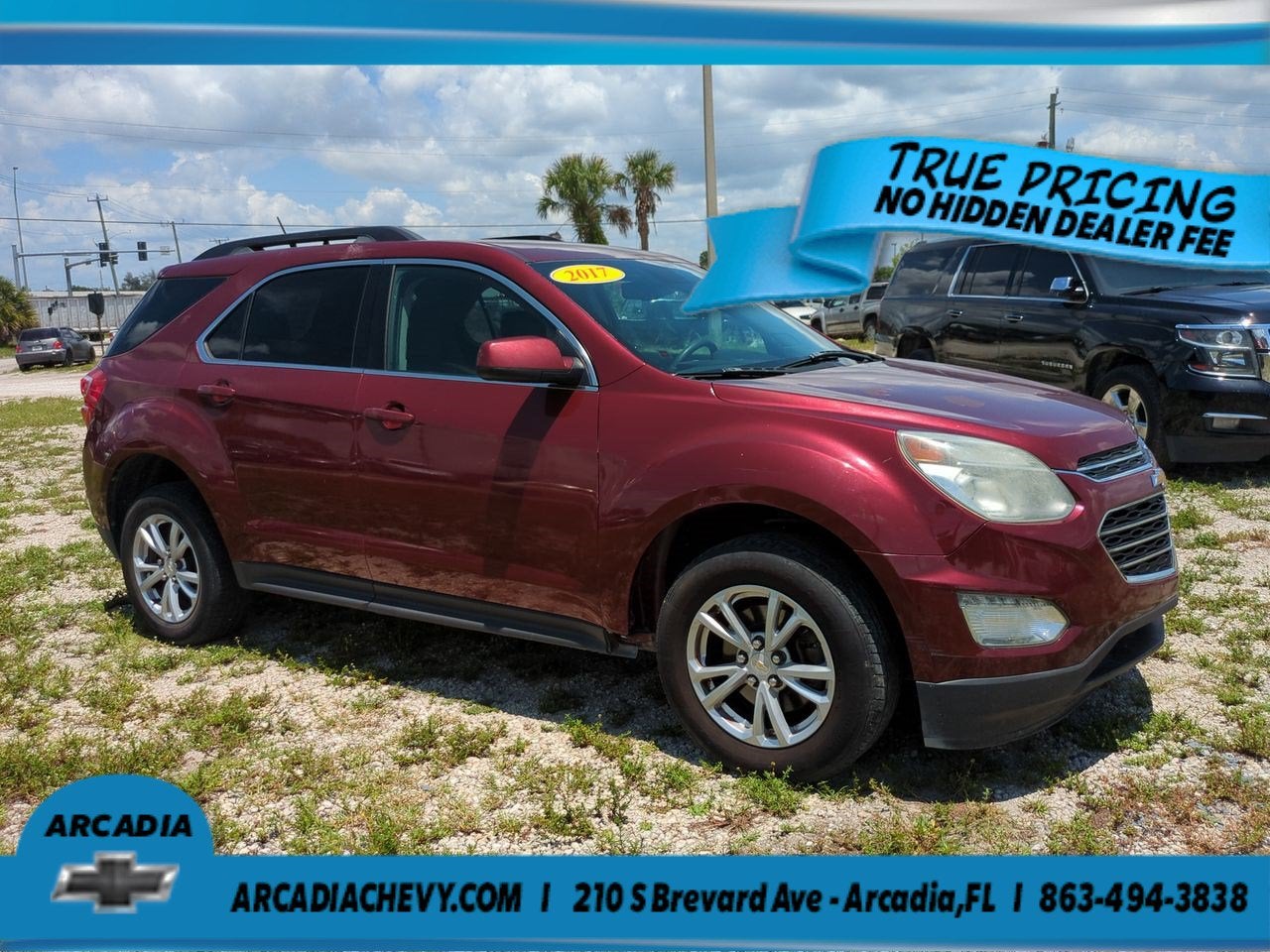 Used 2017 Chevrolet Equinox LT with VIN 2GNALCEK7H1557356 for sale in Arcadia, FL