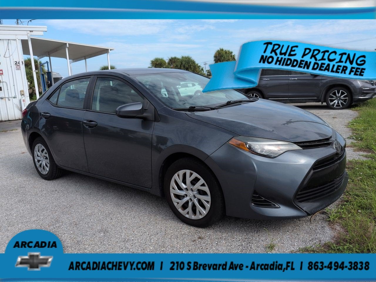 Used 2018 Toyota Corolla LE with VIN 2T1BURHE9JC017212 for sale in Arcadia, FL