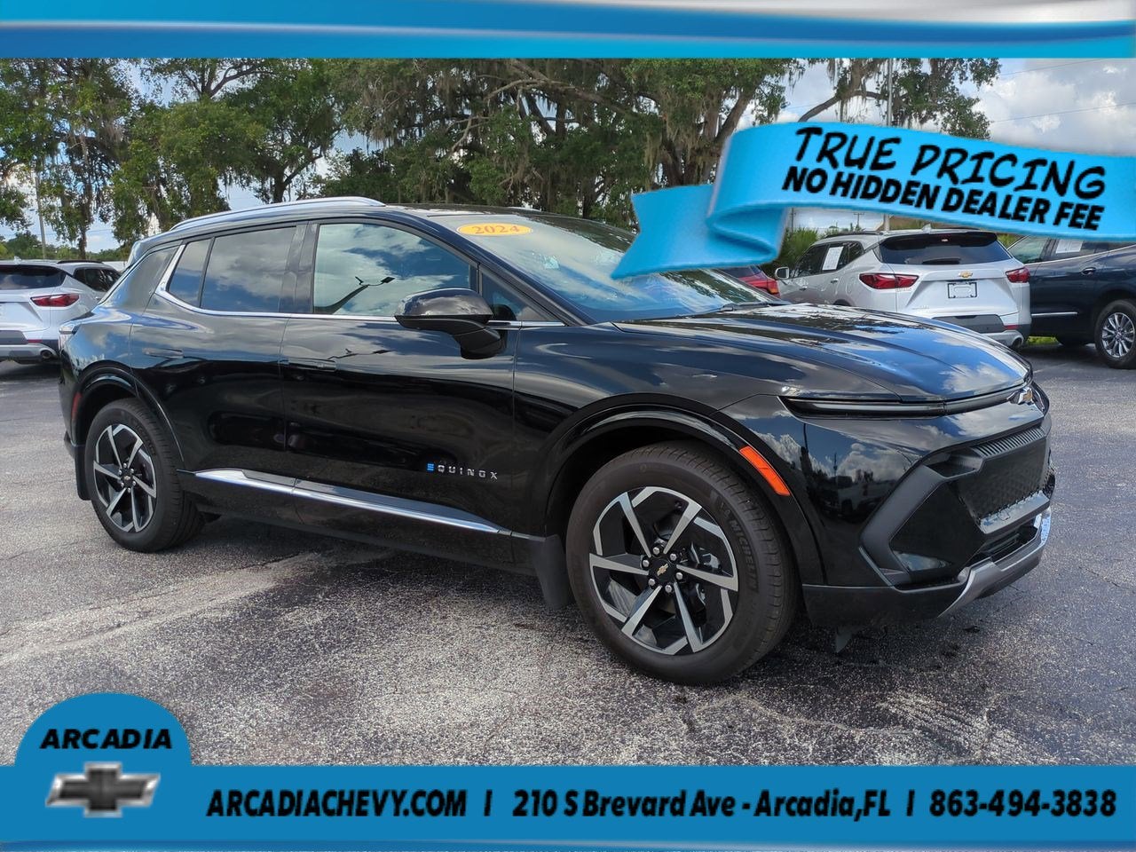 Used 2024 Chevrolet Equinox EV LT with VIN 3GN7DLRP7RS267590 for sale in Arcadia, FL
