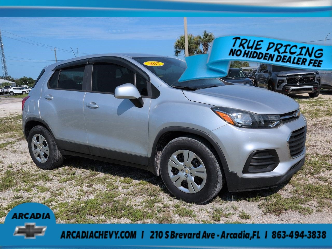 Used 2017 Chevrolet Trax LS with VIN 3GNCJKSB6HL158126 for sale in Arcadia, FL