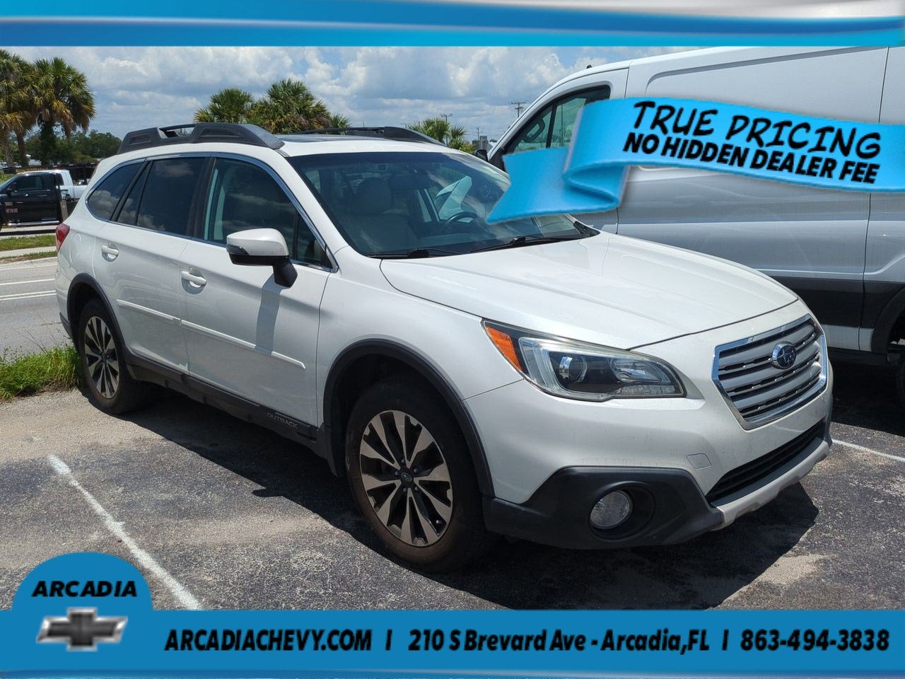 Used 2016 Subaru Outback Limited with VIN 4S4BSBNC6G3302348 for sale in Arcadia, FL