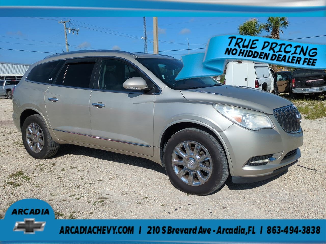 Used 2014 Buick Enclave Leather with VIN 5GAKRBKD6EJ303362 for sale in Arcadia, FL