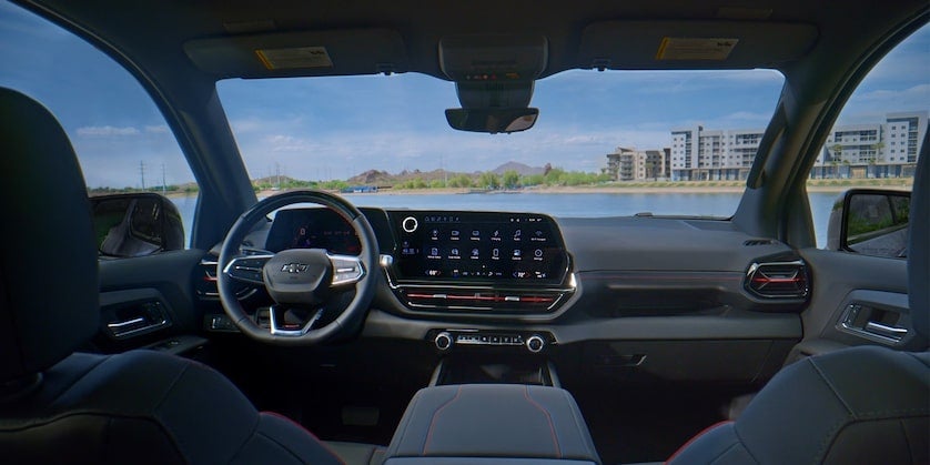 Interior View of 2024 Chevrolet Silverado EV.