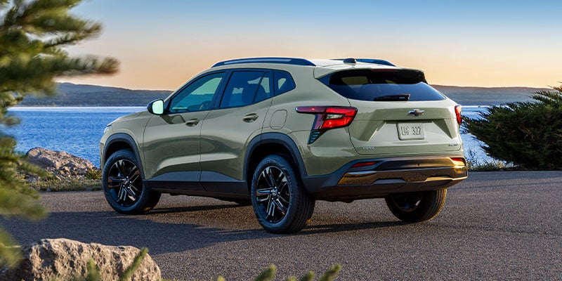 A 2021 Chevrolet Blazer park on road side.