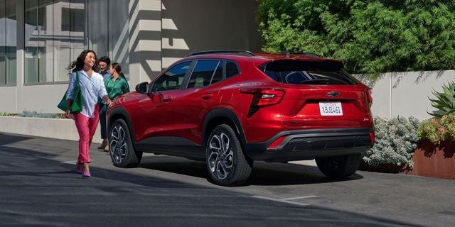 A red 2020 Chevrolet K5 SUV parked.